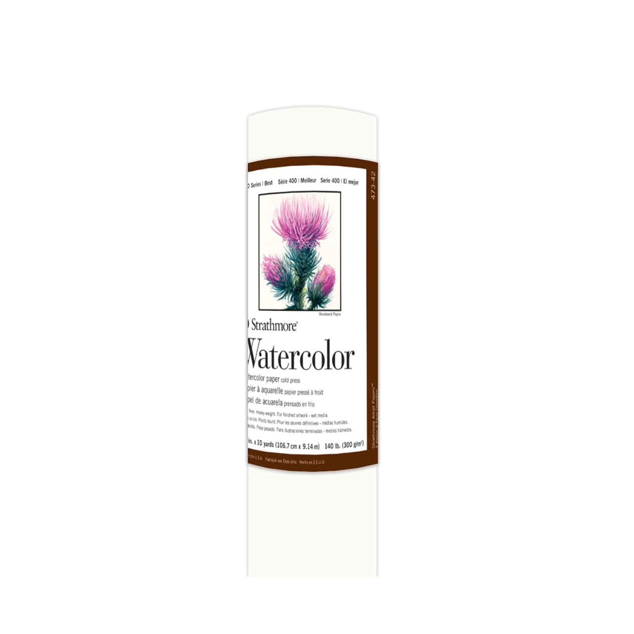 Strathmore® 400 Series 42" x 10yd. Cold Press Watercolor Paper Roll